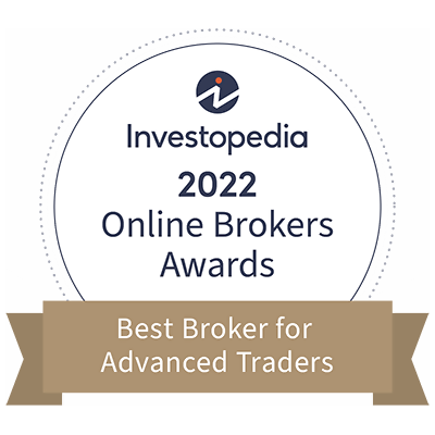 Investopedia 2022 Award - Best for Advanced Traders