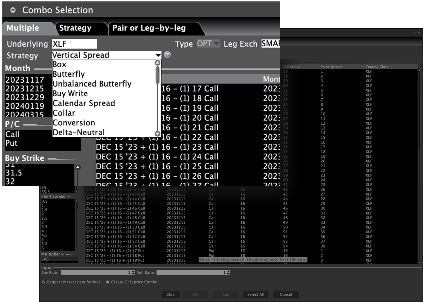 Futures trading tools